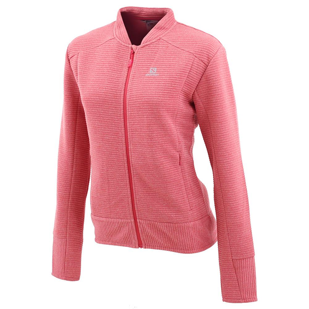 Chaquetas Salomon Mujer Rosas - Salomon Argentina CAMPFIRE MID W,786903-FBW